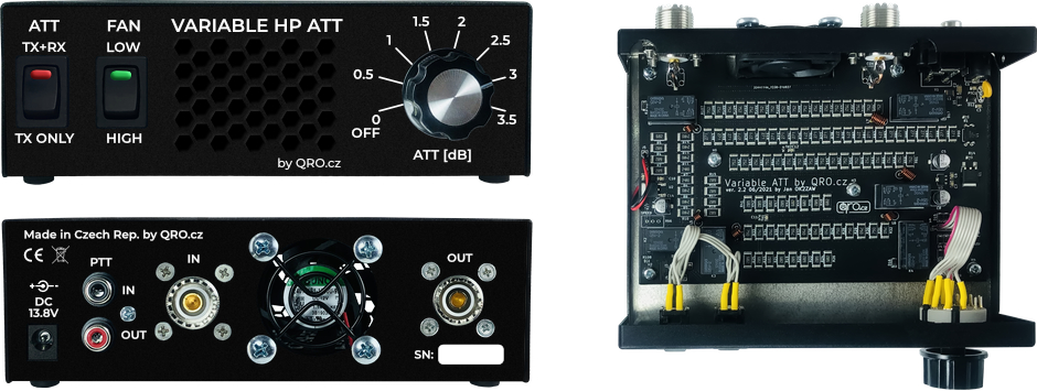 Attenuator variable high power