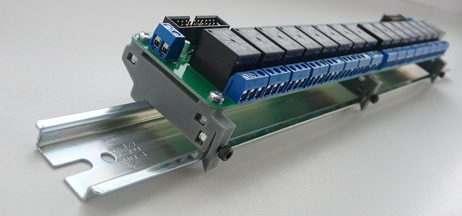 Vædde karton Taktil sans RemoteQTH - 3D printing - DIN rail mount clip