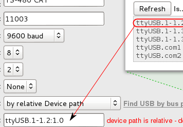 Rs485 serial interface